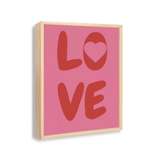 Love (rosa e vermelho)