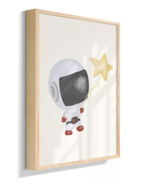 Astronauta com estrela (neutro)