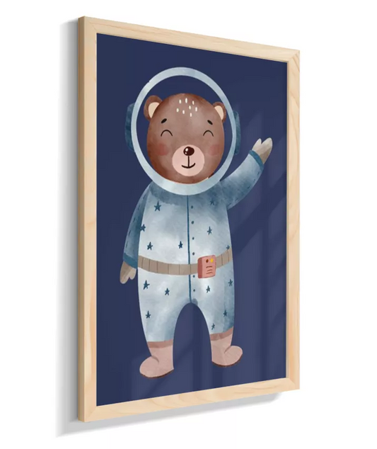 Urso astronauta (azul)