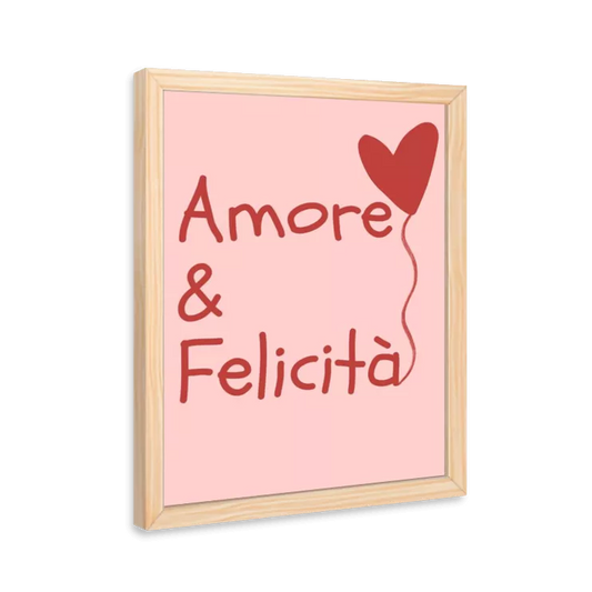 Amore &amp; Felicità (rose e vermelho)