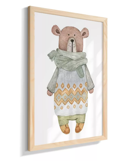 Urso agasalhado