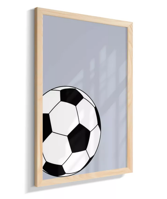 Bola de futebol (azul cinza)