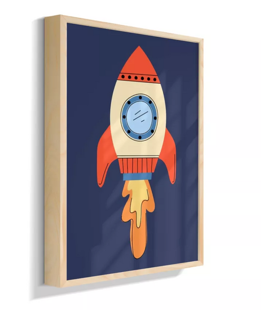 Foguete colors (azul)