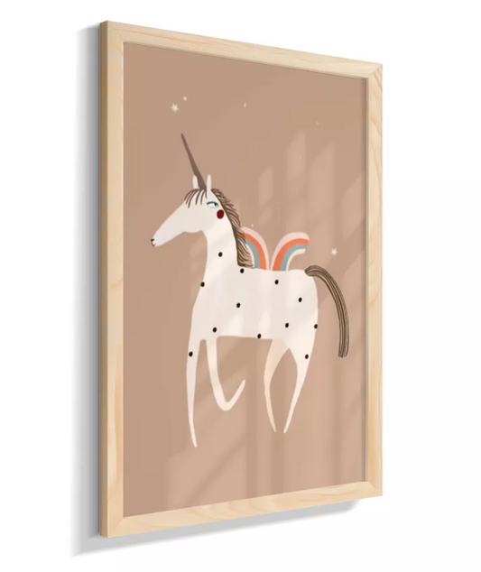 Unicórnio lúdico (fundo neutro)