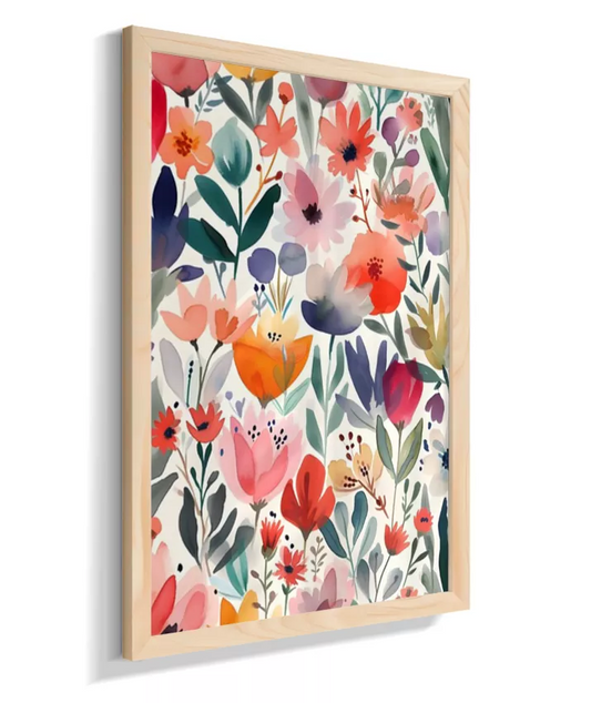 Flores em Aquarela