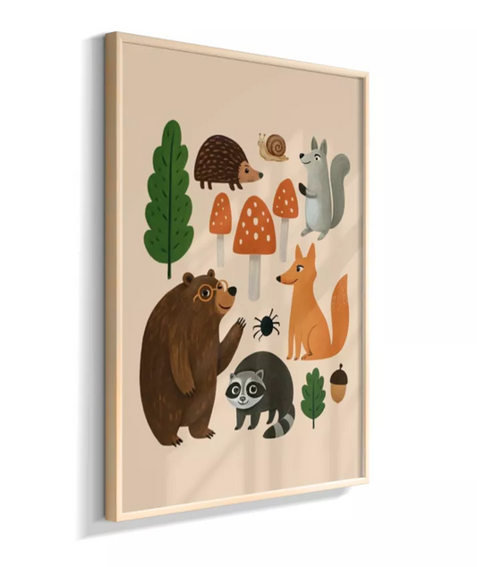 Animais do bosque/floresta