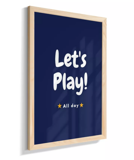 Let's play (azul marinho)