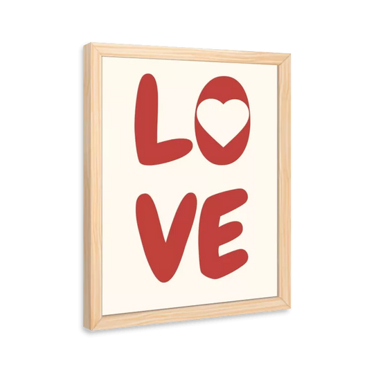 Love (bege e vermelho)