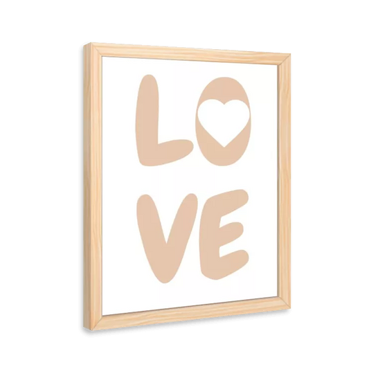 Love (branco e bege)