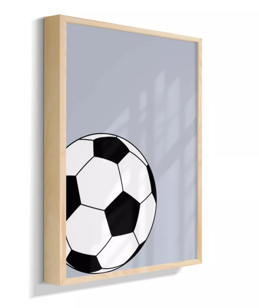 Bola de futebol (azul cinza)